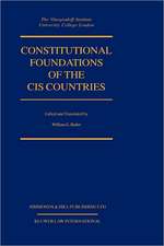 Constitutional Foundations of Cis Countries