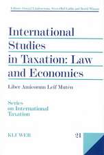 International Studies in Taxation: Law and Economics