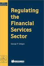 Regulating the Financial Services Sector