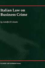 Italian Law on Business Crime