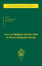 Laws on Religion and the State in Post-Communist Europe