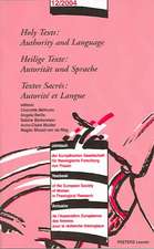 Holy Texts: Autorite Et Langue