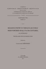 Religious Poetry in Vernacular Syriac from Northern Iraq (17th-20th Centuries): An Anthology