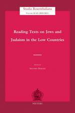 Reading Texts on Jews and Judaism in the Low Countries