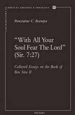 'With All Your Soul Fear the Lord' (Sir. 7