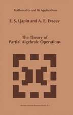 The Theory of Partial Algebraic Operations