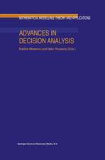 Advances in Decision Analysis