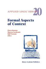 Formal Aspects of Context