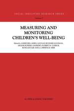 Measuring and Monitoring Children’s Well-Being