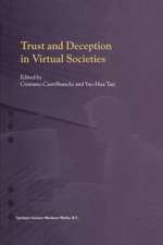 Trust and Deception in Virtual Societies