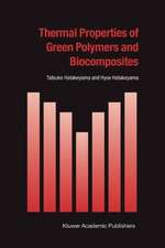 Thermal Properties of Green Polymers and Biocomposites