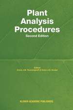 Plant Analysis Procedures