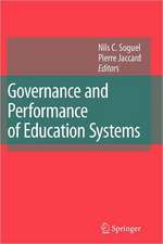 Governance and Performance of Education Systems