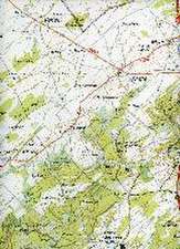 Somme / Leuze 1 : 25 000 mit MTB / Radrouten