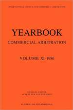 Yearbook Commercial Arbitration, 1986