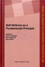 Self-Defence as a Fundamental Principle