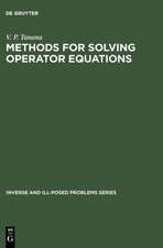 Methods for Solving Operator Equations