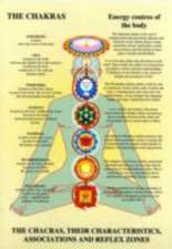 Chakras -- Laminated Folded A4: Their Characteristics, Associations & Reflexzones