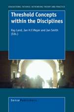 Threshold Concepts within the Disciplines