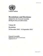 Resolutions and Decisions Adopted by the General Assembly During Its () Session