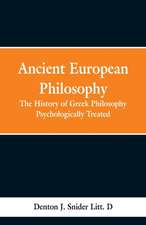 Ancient European Philosophy