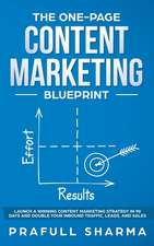 The One-Page Content Marketing Blueprint