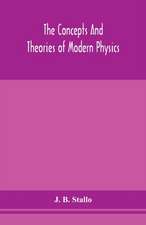 The concepts and theories of modern physics