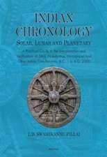 Indian Chronology Solar, Lunar and Planetary