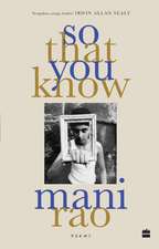So That You Know