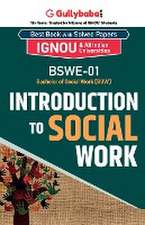 BSWE-01 Introduction to Social Work