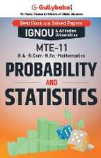 MTE-11 Probability and Statistics