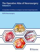 The Operative Atlas of Neurosurgery, Vol II – A Compendium of 120 Neuro–oncological, Case–based, Surgical Approaches