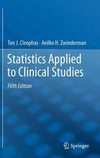 Statistics Applied to Clinical Studies