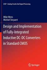 Design and Implementation of Fully-Integrated Inductive DC-DC Converters in Standard CMOS