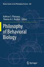 Philosophy of Behavioral Biology