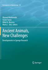 Ancient Animals, New Challenges: Developments in Sponge Research