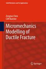 Micromechanics Modelling of Ductile Fracture