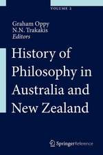 History of Philosophy in Australia and New Zealand