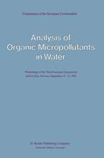 Analysis of Organic Micropollutants in Water: Proceedings of the Third European Symposium held in Oslo, Norway, September 19–21, 1983