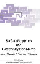 Surface Properties and Catalysis by Non-Metals