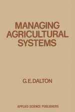 Managing Agricultural Systems