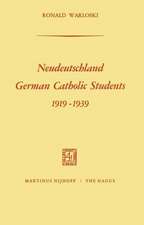 Neudeutschland, German Catholic Students 1919–1939: German Catholic Students, 1919-1939