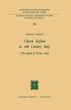 Church Reform in 18th Century Italy: The Synod of Pistoia, 1786