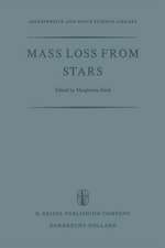 Mass Loss from Stars: Proceedings of the Second Trieste Colloquium on Astrophysics, 12–17 September, 1968