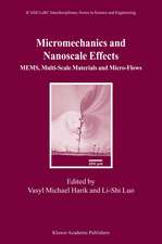 Micromechanics and Nanoscale Effects: MEMS, Multi-Scale Materials and Micro-Flows