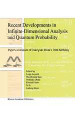 Recent Developments in Infinite-Dimensional Analysis and Quantum Probability: Papers in Honour of Takeyuki Hida’s 70th Birthday