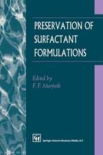 Preservation of Surfactant Formulations