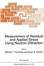 Measurement of Residual and Applied Stress Using Neutron Diffraction