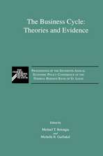 The Business Cycle: Theories and Evidence: Proceedings of the Sixteenth Annual Economic Policy Conference of the Federal Reserve Bank of St. Louis