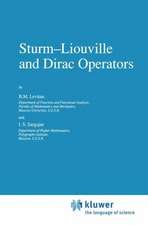 Sturm—Liouville and Dirac Operators